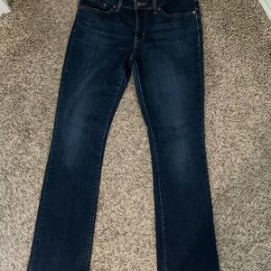 Levi's Blue Straight Leg Jeans Timeless Style